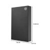 هارد اکسترنال Seagate مدل ONE TOUCH با ظرفیت 1TB - مشکی - تصویر 2