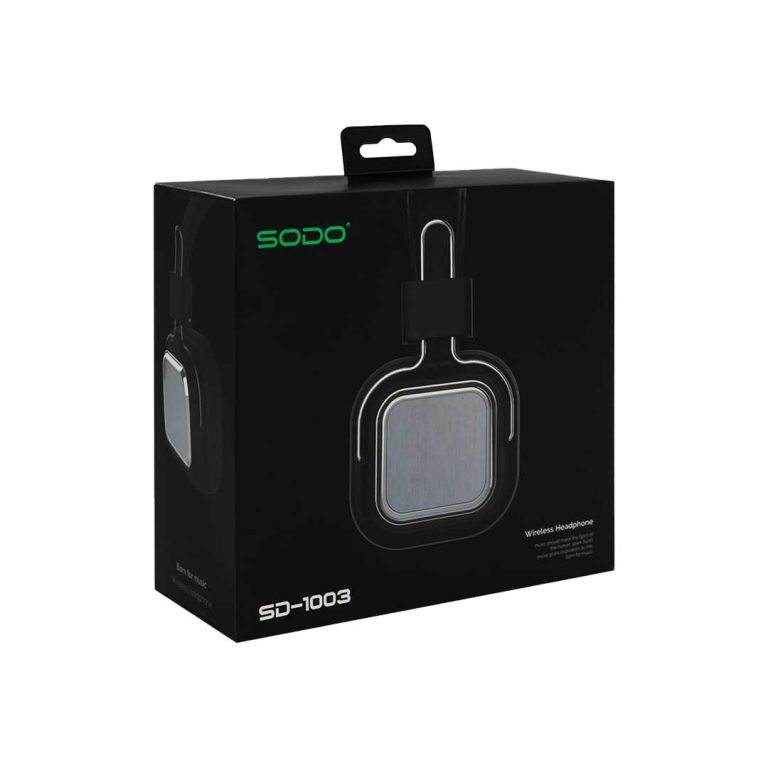 هدفون بی‌ سیم SODO مدل SD-1003 – طوسی روشن – موبوفست