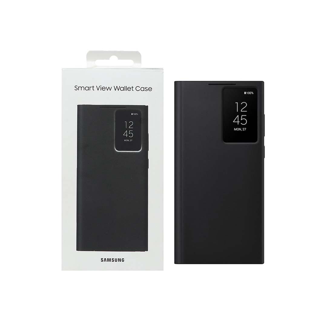 کیف هوشمند اورجینال سامسونگ Smart View Wallet Case مدل Samsung Galaxy S23 Ultra - مشکی
