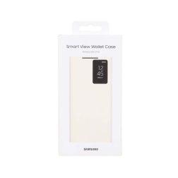 کیف هوشمند اورجینال سامسونگ Smart View Wallet Case مدل Samsung Galaxy S23 Ultra - کرم